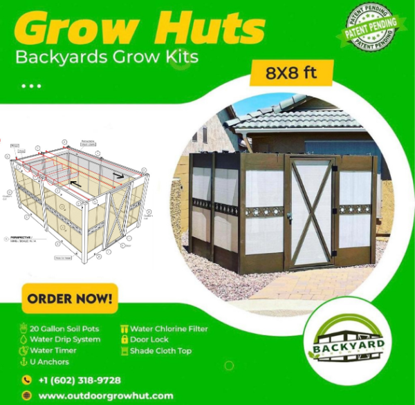 Backyard Grow Huts 8x8