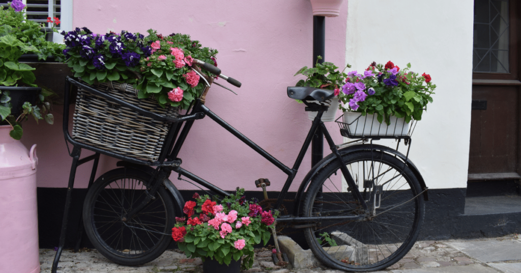 bike lock planter